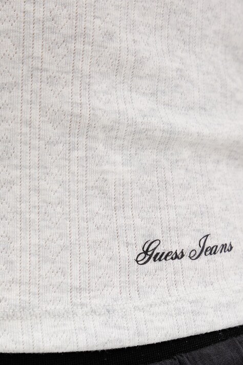 Guess Jeans топ жіночий — SS26-TSD0UK, сірий — фото 5