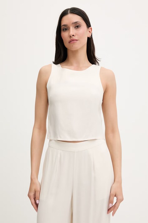 Guess плажен топ дамски ZOE бежов E6GH05 WP232