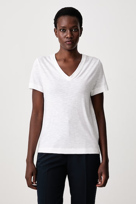 Sisley Тениска basic дамска с модал бяла 3TNHL108E