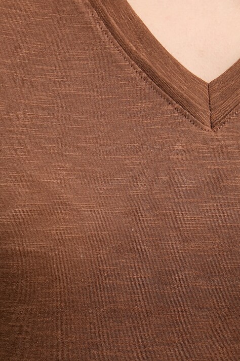 Sisley футболка basic жіноча з модалем — фото 5