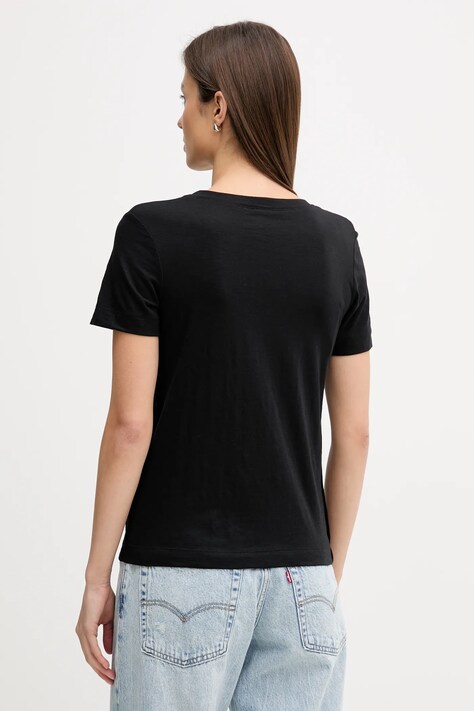 Sisley футболка basic жіноча з модалем — фото 3