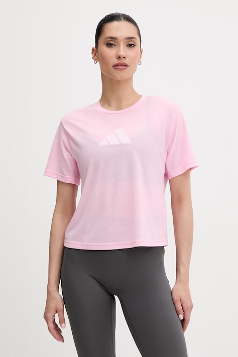 adidas Performance tricou de antrenament de damă roz KC5561