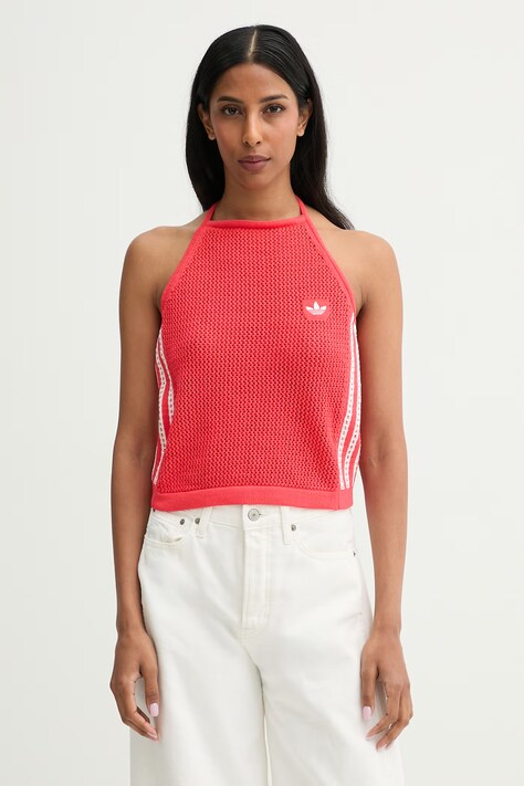 adidas Originals top damski czerwony KC6483