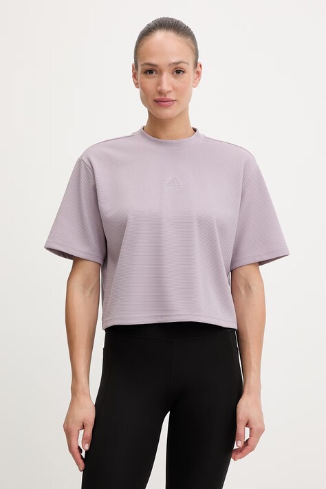 adidas Performance T-shirt treningowy damski Motion fioletowy KD2706