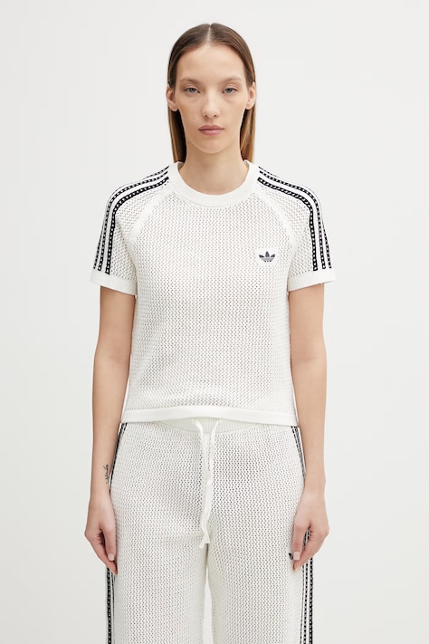 adidas Originals crop top dámský béžový KE0200