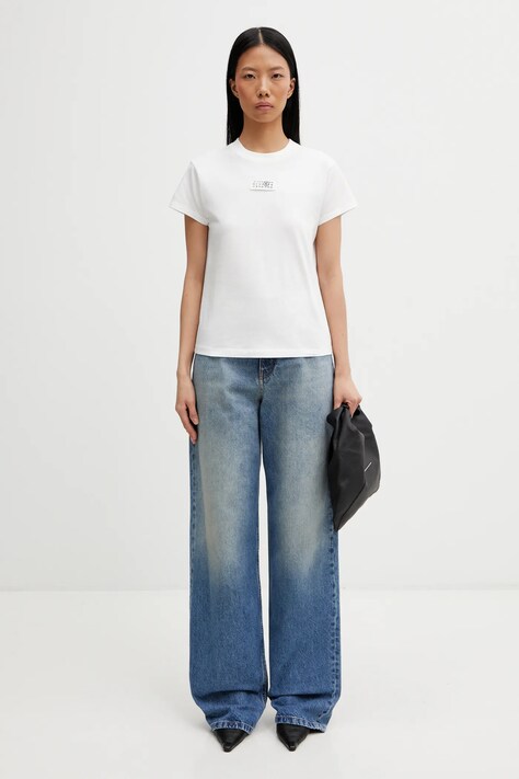 Бавовняна футболка MM6 Maison Margiela — фото 5