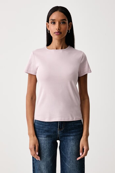 United Colors of Benetton T-shirt γυναικείο βαμβακερό ροζ 3GA8D10BX