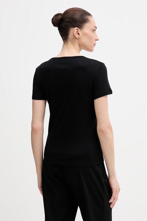 United Colors of Benetton t-shirt bawełniany damski kolor czarny 3GA8D4029