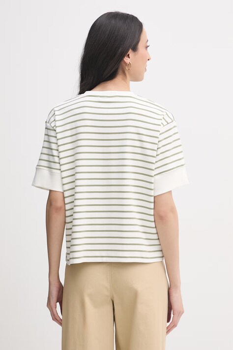 United Colors of Benetton t-shirt damski bawełniany zielony 3FLCD10CG