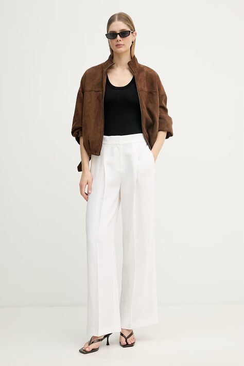 United Colors of Benetton топ жіночий з віскозою — SS26-TSD10B, чорний — фото 2