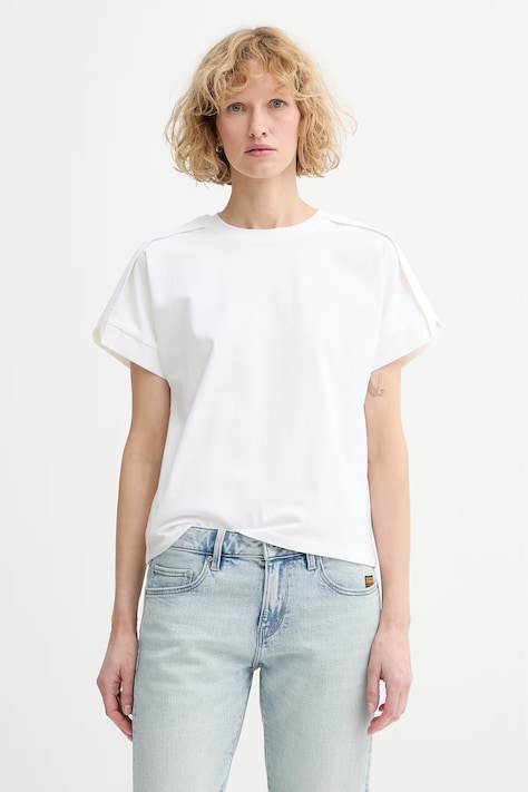 United Colors of Benetton tricou pentru femei, din bumbac bej 3IWTD10CL