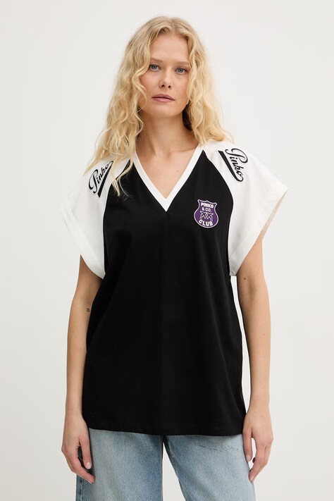 Pinko t-shirt damski czarny 106932 A3CC