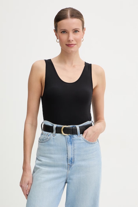 United Colors of Benetton топ дамски черен 3OVL1H00C