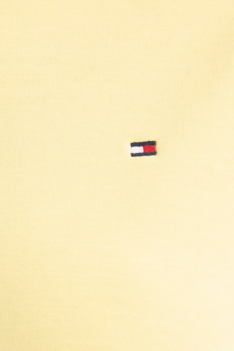 Tommy Hilfiger T-shirt damski bawełniany żółty WW0WW49646