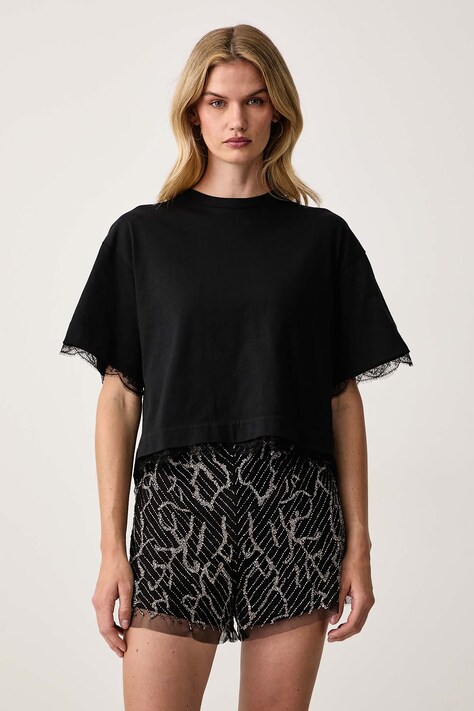 AllSaints T-shirt damski NIA czarny W025JD