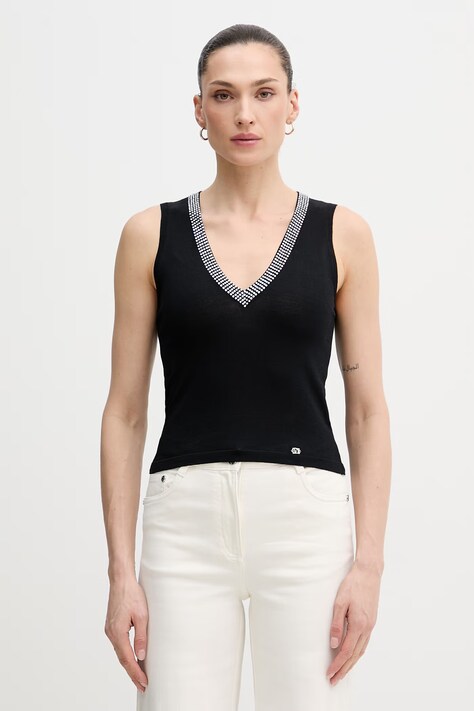 Gaudi top culoarea negru, 611BD43003