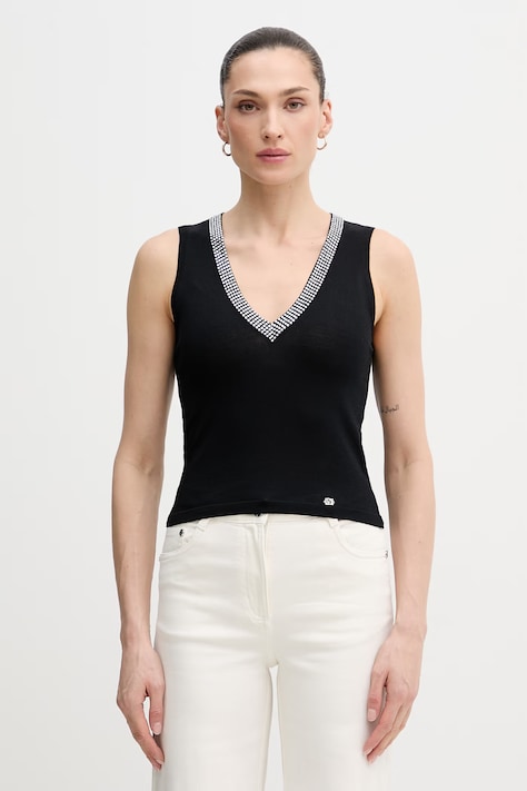 Gaudi top culoarea negru, 611BD43003