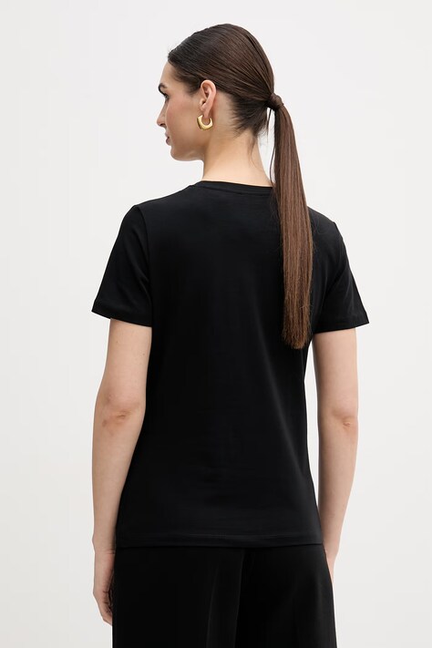 Gaudi t-shirt damski kolor czarny 611BD64043