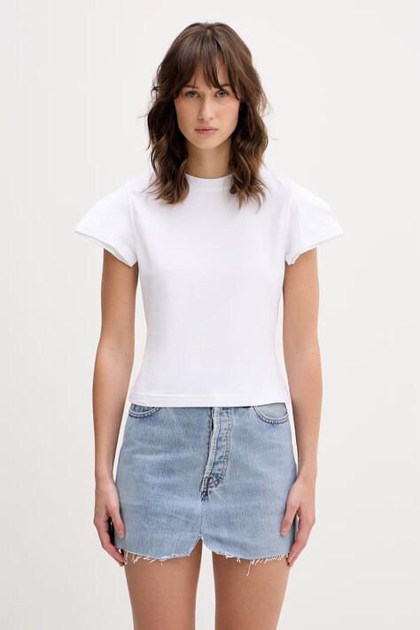 VETEMENTS t-shirt Baby T-shirt damski kolor biały WE76TR524W