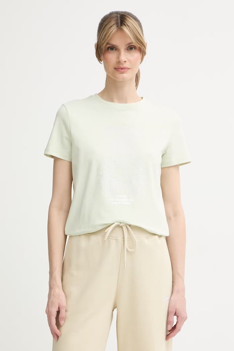 Guess tričko dámské bavlněné s elastanem ROMY zelené V6GI12 K3325