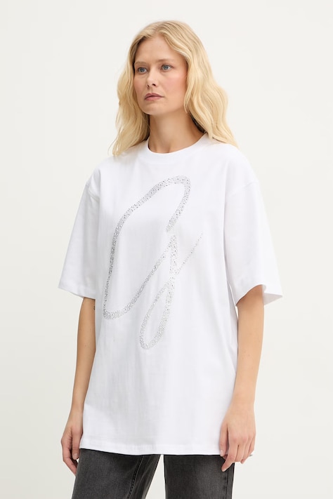 Guess kratka majica ženska bombažna bela W6GI39 K3478