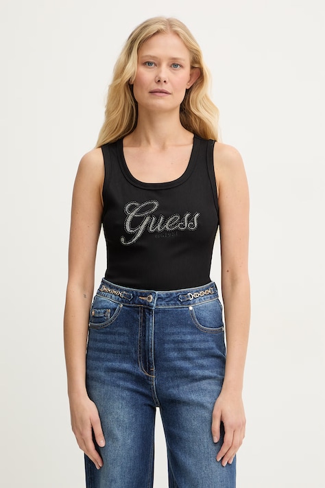Guess top pentru Femei negru W6GP22 K2954