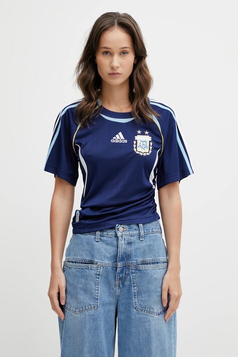 adidas Originals t-shirt ARGENTINA BBJSY damski kolor granatowy KE2289