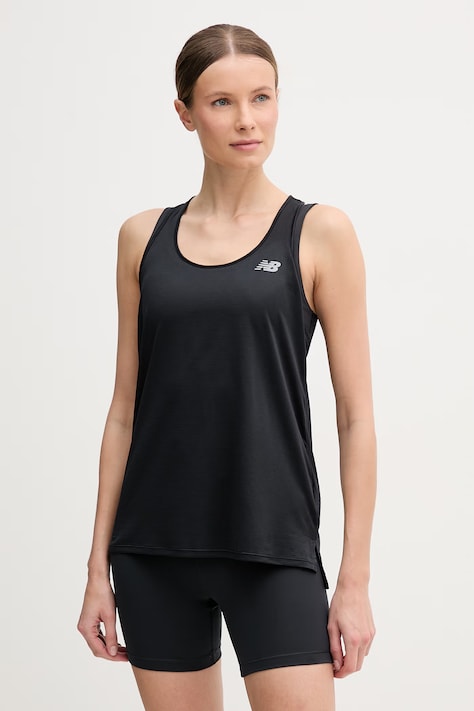 New Balance top treningowy damski czarny WT41220BK