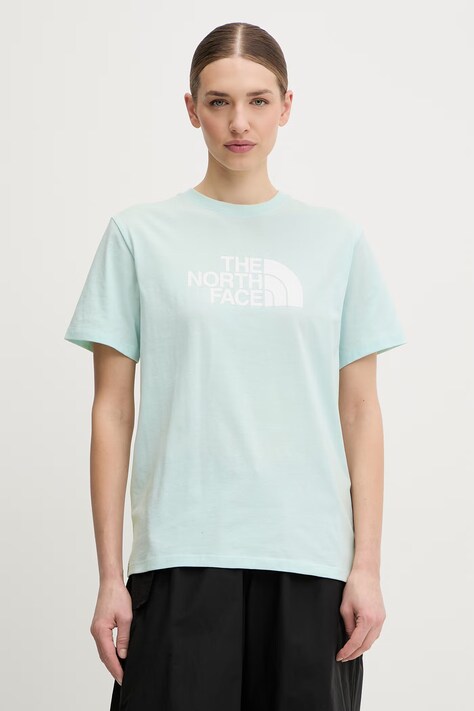 The North Face t-shirt EVOLUTION damski kolor turkusowy NF0A8B6UG701