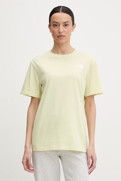 Тениска The North Face EVOLUTION дамска в жълто NF0A8B6WG6O1