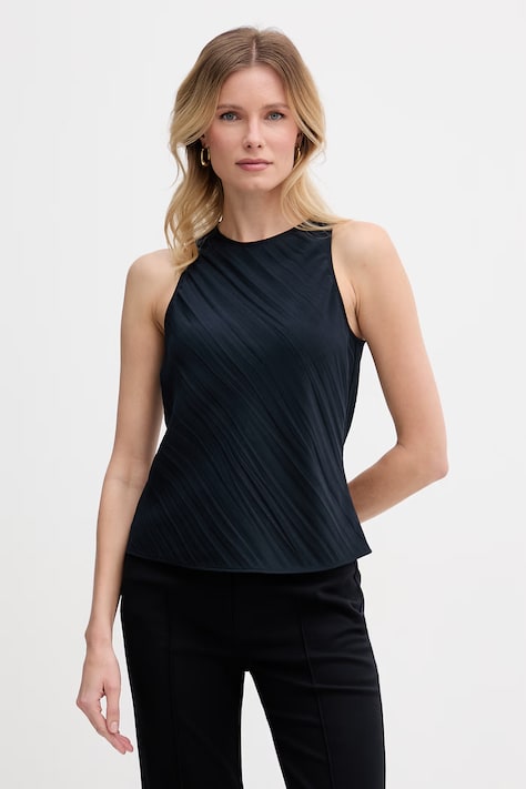 MAX&Co. bluzka MCOFINIRE damska kolor granatowy gładka 2616161023200