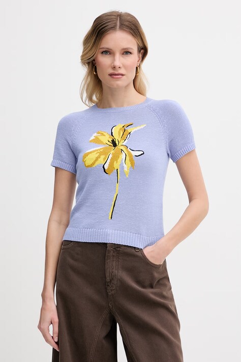 Max&Co. t-shirt damskie MCOOMBRE niebieski 2616361053200