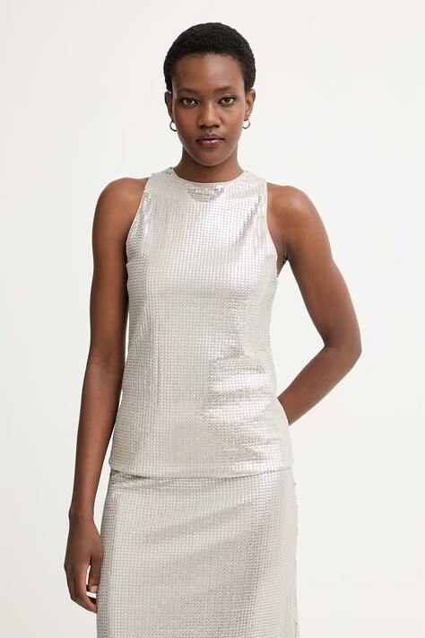 Max&Co. блузка жіноча MCOGATTO сіра паєтки 2616941044200