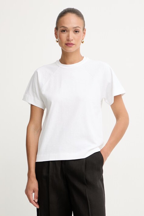 Max&Co. T-shirt damski z bawełną MCOTESO biały 2616941064200