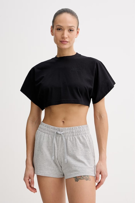 Памучна тениска Under Armour дамска в черно 6009677