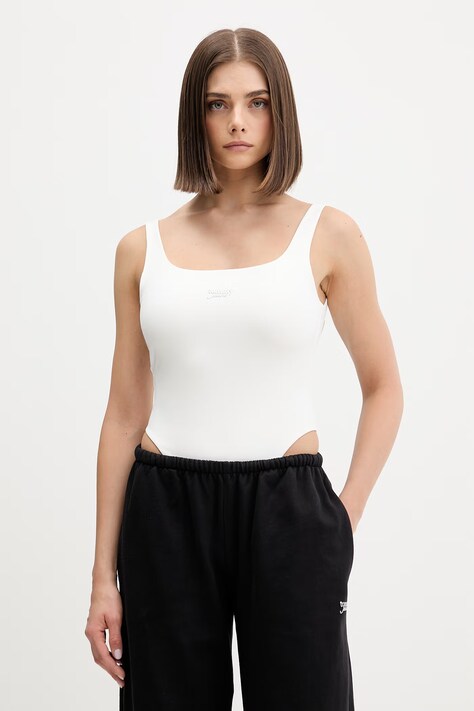 Tommy Jeans body damskie białe DW0DW22311