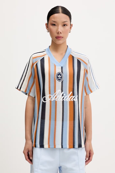 adidas Originals t-shirt γυναικείο μπλε KY3160