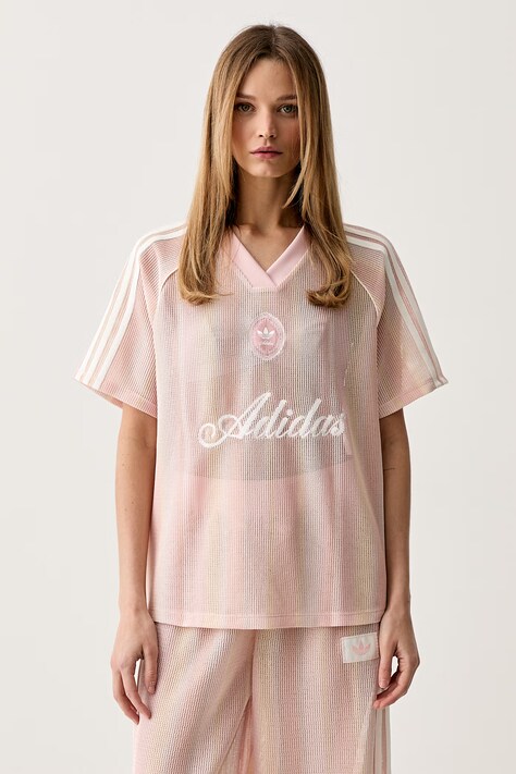 adidas Originals t-shirt γυναικείο ροζ KY3161