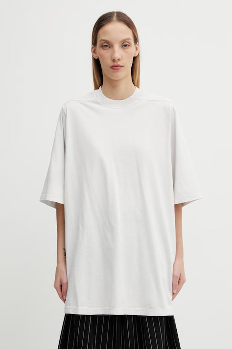 Rick Owens DRKSHDW t-shirt bawełniany Jumbo damski kolor biały DS01F4204.RN