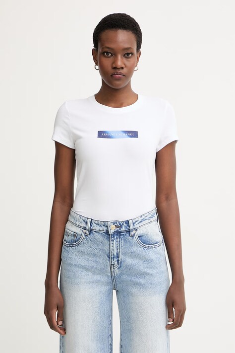 Armani Exchange majica za žene bijela XW002112 AF16294