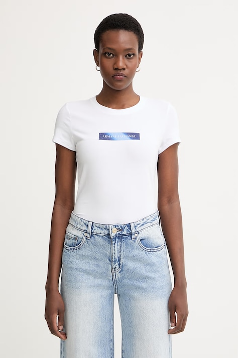 Armani Exchange majica za žene bijela XW002112 AF16294