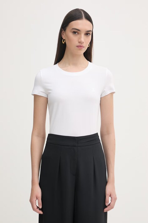 Armani Exchange t-shirt damski kolor biały XW002333 AF16294