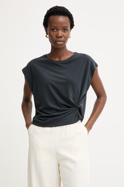 BOSS Orange tričko dámske s modalom C Ebony čierne 50553458