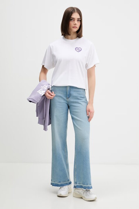 HUGO Blue футболка жіноча бавовняна Vintage Tee_B_8 — фото 2