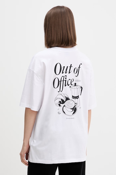 HUGO Blue футболка для женщин из хлопка Oversized_Tee_B белая 50560772