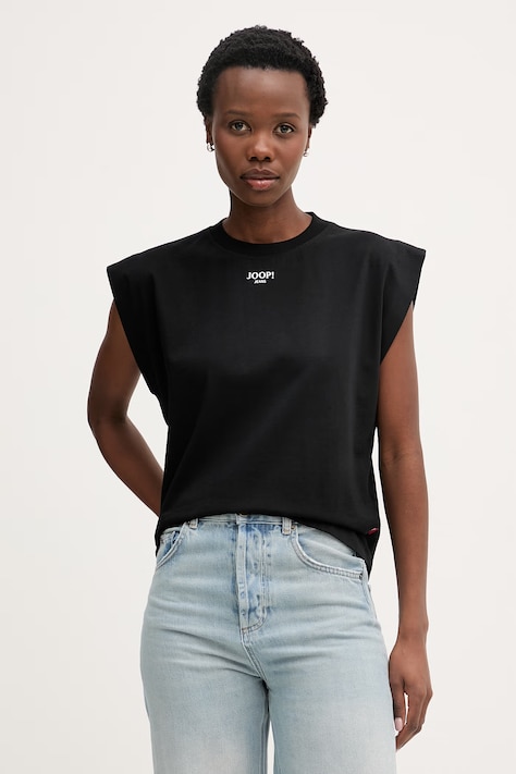 Joop! t-shirt damski bawełniany czarny 30102583