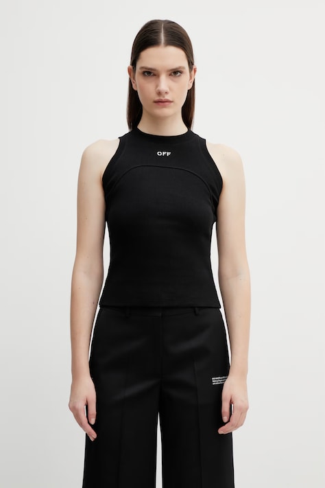 Off-White top Off Stamp kolor czarny 2AD236C99JER001