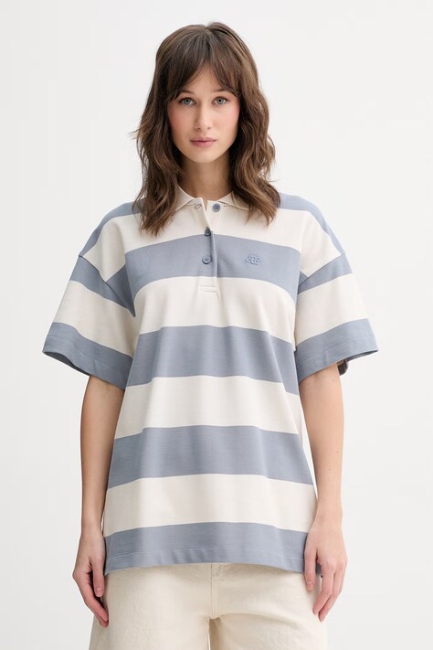 MUNTHE polo damskie bawełniane BAELFIRE niebieskie 261110026161