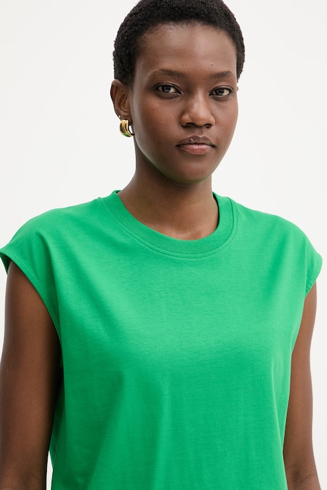 Karl Lagerfeld τοπ γυναικείο βαμβακερό πράσινο B2W17018