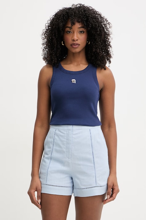 Karl Lagerfeld dámský top IKON námořnický modrý B2W17099